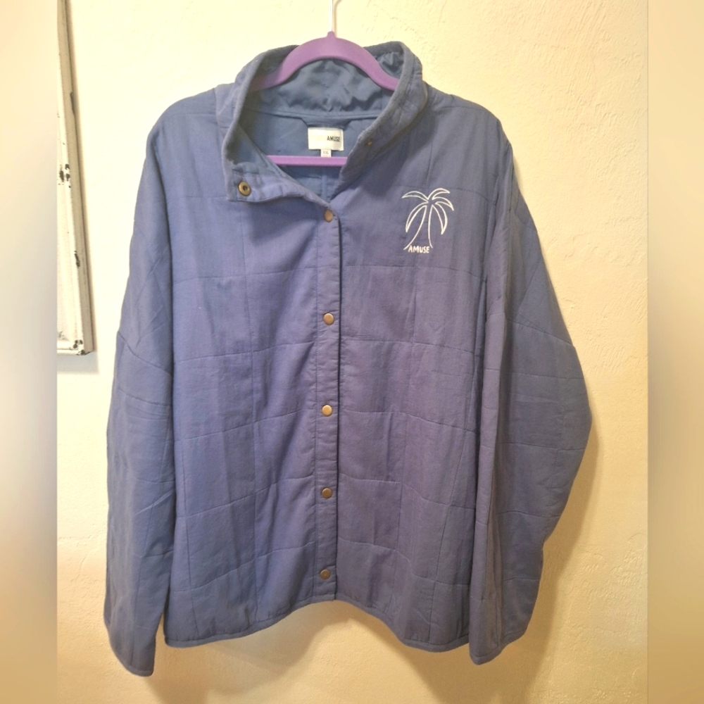 Amuse Society Blue Women's Jacket XXL